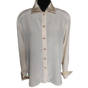 Jerri Sherman Collection Women's Size 6 100% Silk Blouse - Vintage